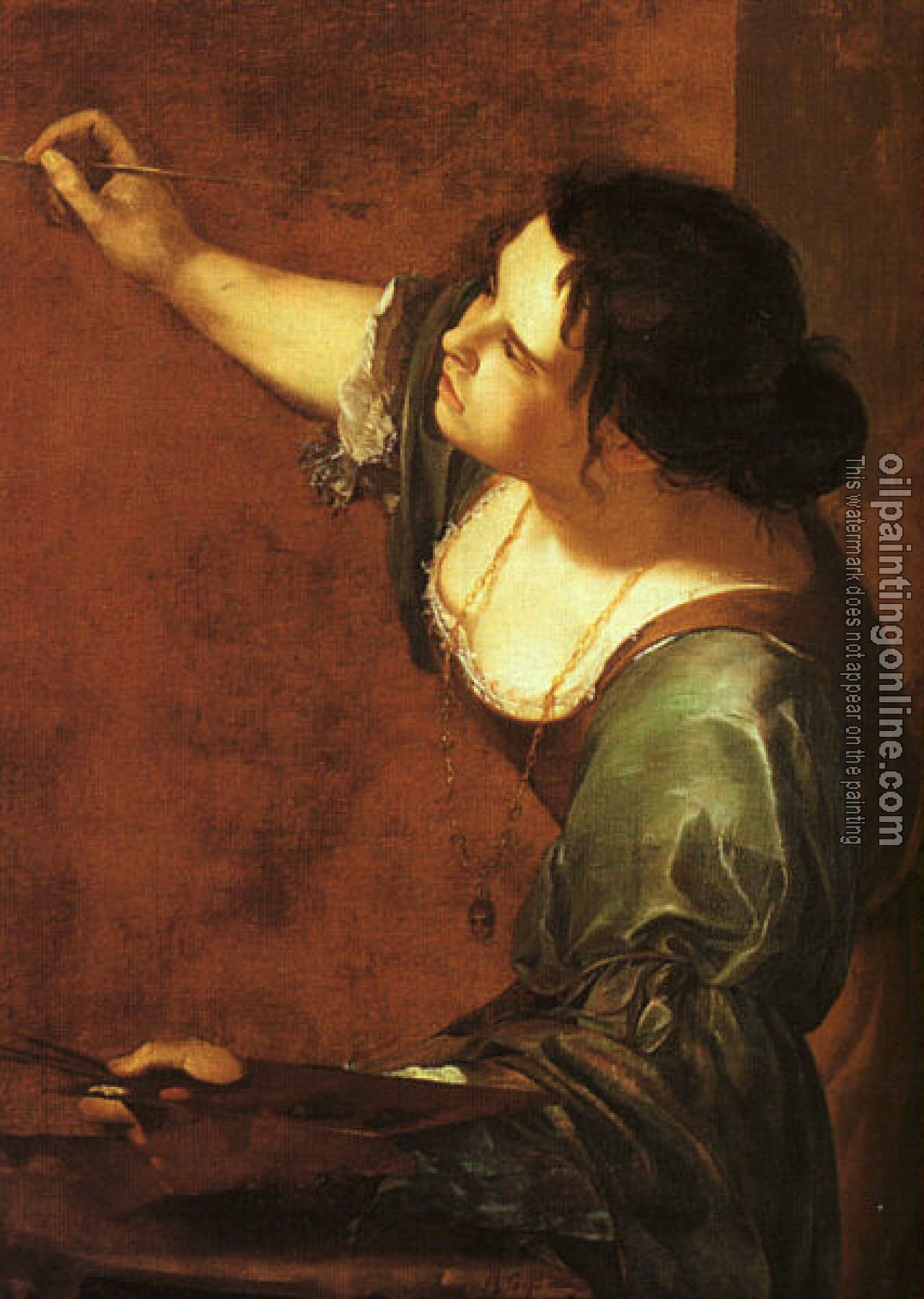 Gentileschi, Artemisia - Self-Portrait as the Allegory of Painting